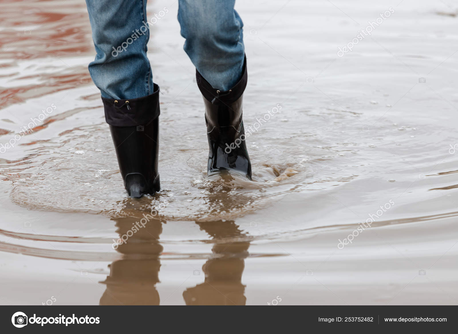 Botas De Goma Hombre