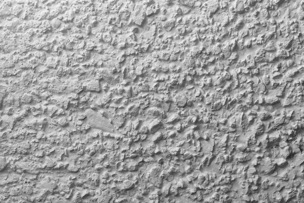 Black White Whitewashed Concrete Wall Interspersed Stones — Stock Photo, Image