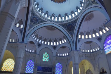 Çamlıca Camii istanbul Türkiye'nin iç