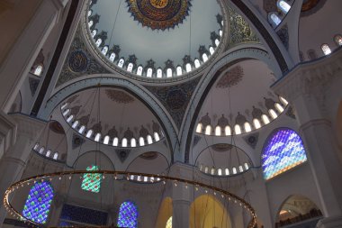 Çamlıca Camii stanbul Türkiye iç