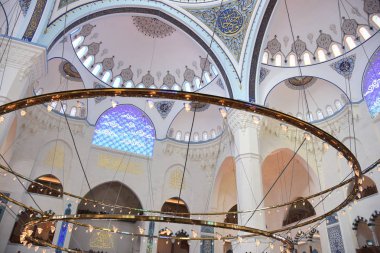 Çamlıca Camii istanbul Türkiye'nin iç