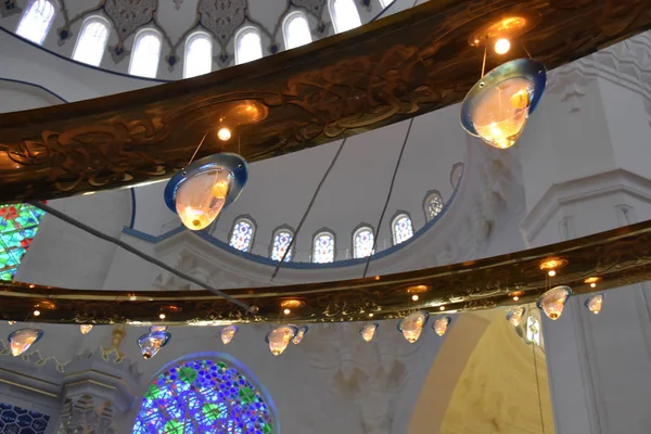 Interior Mezquita Camlica Estambul Turquía — Foto de Stock