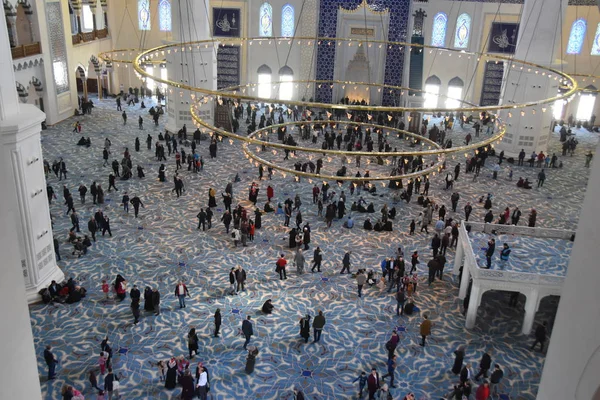 Interior Mesquita Camlica Istanbul Peru — Fotografia de Stock