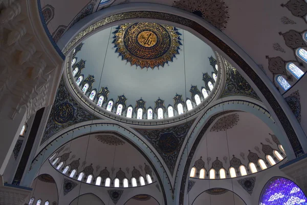 Innenraum Der Moschee Camlica Istanbul Türkei — Stockfoto