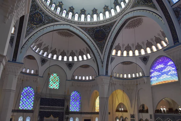 Innenraum Der Moschee Camlica Istanbul Türkei — Stockfoto