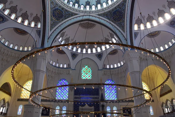 Εσωτερικό Του Τζαμί Camlica Stanbul Τουρκία — Φωτογραφία Αρχείου