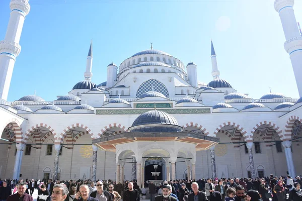 Interior Camlica Mosque Stanbul Turkey — Stock Photo, Image