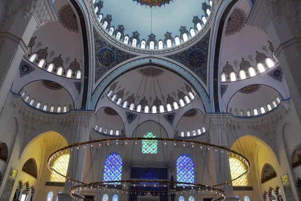 Interior Camlica Mosque Stanbul Turkey — Stock Photo, Image