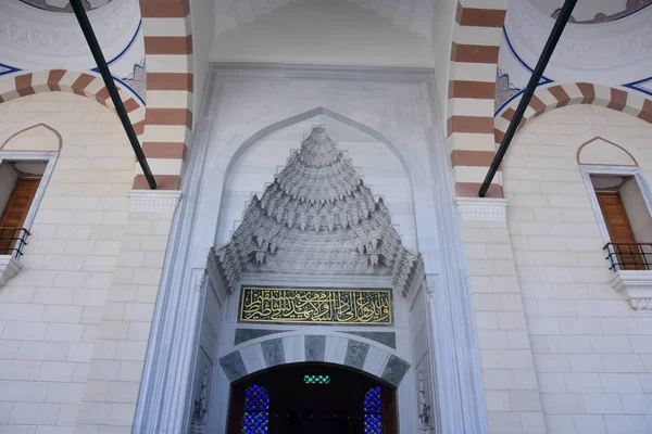 Vnitřek Mešity Camlica Vyhled Turecko — Stock fotografie