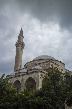 Yağmurlu Günde Firuz Ağa Camii Manzarası İstanbul, Türkiye 