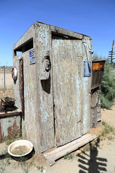 Vintage Rustic Out House — Foto de Stock