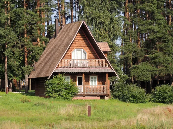 Дом Сосновом Лесу — стоковое фото