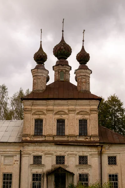 Vieille Église Chrétienne Abandonnée Vue Générale — Photo