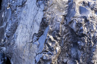 Kömür dokusu makro atış dokusu