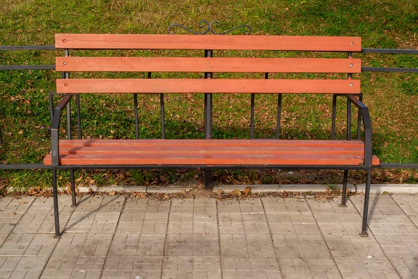 Eenzame Winkel Het Park Herfst — Stockfoto