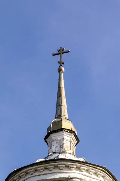 Guglia Del Campanile Con Croce — Foto Stock