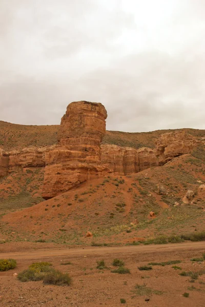 Populärt resmål i Kazakstan: Charyn Canon, Almaty region — Stockfoto