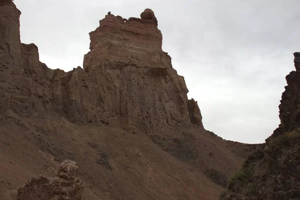 Kazakistan'ın en iyi varış noktası: Charyn Canon, Almaty bölgesi — Stok fotoğraf