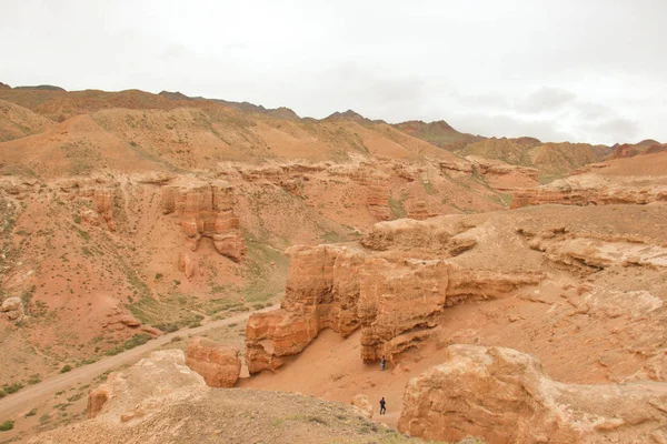 Destino principal de Kazajstán: Charyn Canon, región de Almaty — Foto de Stock