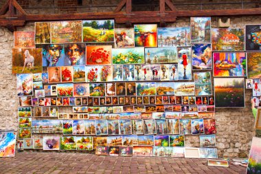 Krakow, Polonya 1 Haziran 2019: Güzel mimarisi ile şehir eski şehir.