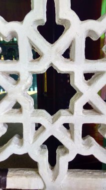 caminin beyaz süsleme