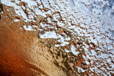 Yüksek kaliteli baskılar ürünleri Buz soyut makro doğal bokeh arka plan güzel sanatlar