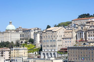 Ancona eski şehir arka plan duvar kağıdı yüksek kalite