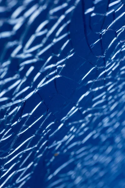 Тріснуте синє вікно фон образотворче мистецтво у високоякісних продуктах друку — стокове фото