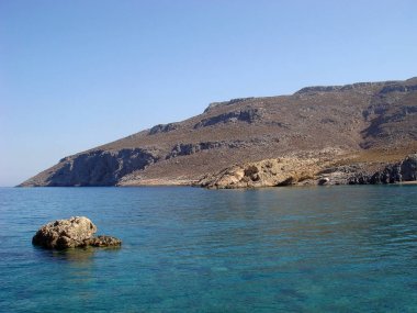 Plaj Kreta Adası karoumes arka plan duvar kağıdı ince baskılar