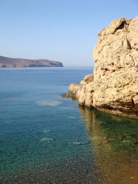 Plaj Kreta Adası karoumes arka plan duvar kağıdı ince baskılar