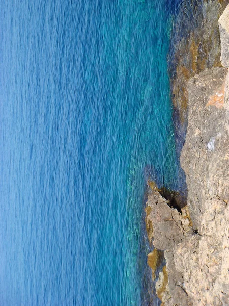 Spiaggia in isola di Kreta karoumes sfondo carta da parati stampe fini — Foto Stock