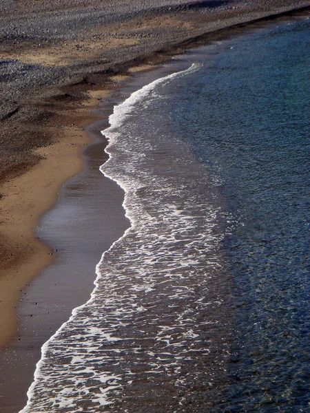 Beach in Kreta island karoumes background wallpaper fine prints — 图库照片
