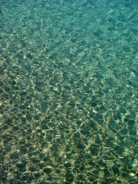 Strand in Kreta Insel Karoumes Hintergrund Tapete Kleingedruckte — Stockfoto