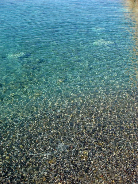 Beach in Kreta island karoumes background wallpaper fine prints — Zdjęcie stockowe