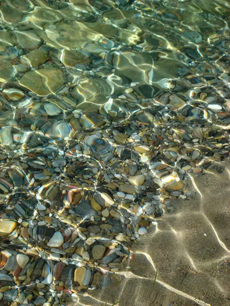 Pedras na praia macro fundo arte — Fotografia de Stock