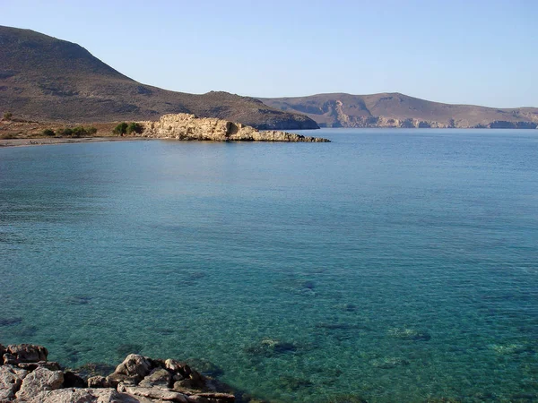 Plage de Kreta île karoumes fond d'écran fines impressions — Photo