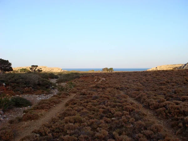 Дорога к пляжу Карумес на острове Дессерт — стоковое фото