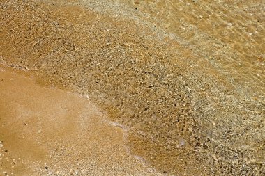 Plaj makro temiz sular Atina yaz arka plan elli megapixe