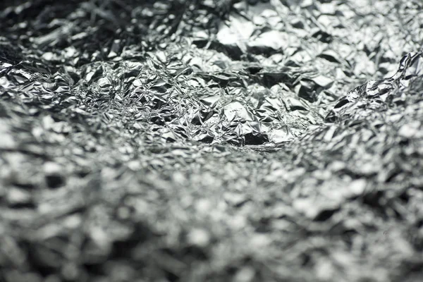 Buruşturulmuş alüminyum folyo soyut makro arka plan yüksek kaliteli pr