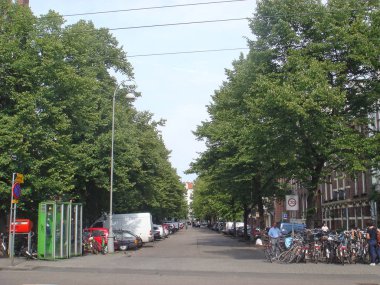 Eski Amsterdam vintage şehir scape euro gezi baskılar