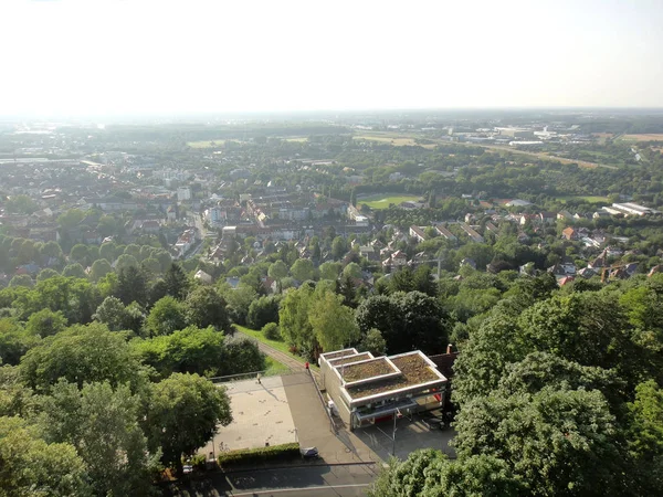 Stadt Landschaft Reisewahn schöner See Sommer mal Deutschland karl — Stockfoto