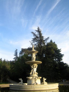 Madrit, İspanya - 13 Ağustos 2007: Merkezin yaya gezisine bakışı 