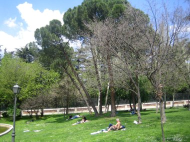 Madrit, İspanya - 12 Ağustos 2007: Merkezin en iyi yerleri