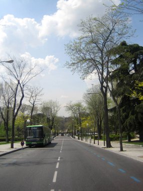 Madrit, İspanya - 12 Ağustos 2007: Merkezin en iyi yerleri