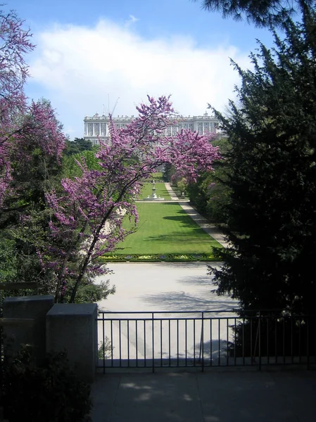 Madrit, Espanha - 12 de agosto de 2007: Vista dos principais lugares do centro — Fotografia de Stock