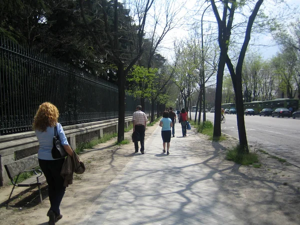 Madrit, İspanya - 12 Ağustos 2007: Merkezin en iyi yerleri — Stok fotoğraf