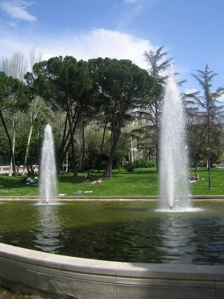 Madrit, Espagne - 12 Août 2007 : Vue des premières places du centre sur — Photo