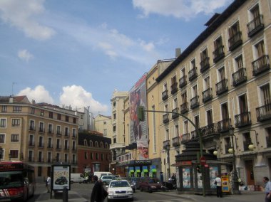Madrit, İspanya - 12 Ağustos 2007: Merkezin en iyi yerleri