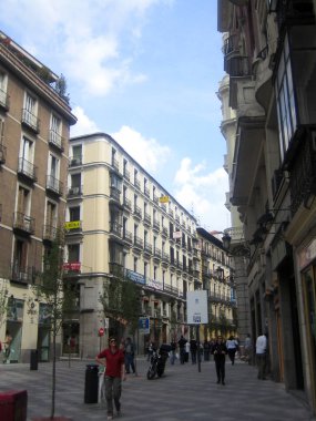 Madrit, İspanya - 12 Ağustos 2007: Merkezin en iyi yerleri