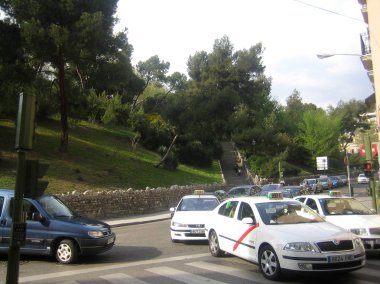 Madrit, İspanya - 12 Ağustos 2007: Merkezin en iyi yerleri